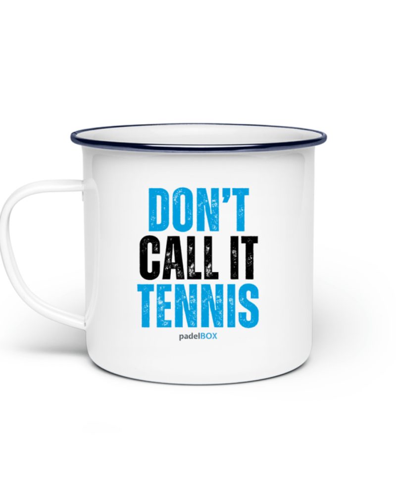 padelCUP "Don-t call it tennis" - Emaille Tasse-3