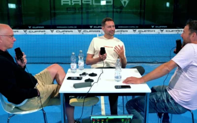 Grenzgänger am Mikro mit PADELTA-Gründer Yannick Moser